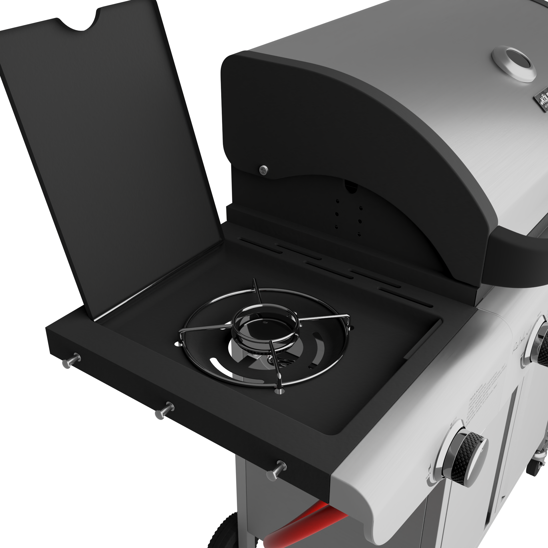 grill gazowy Koler relish v1 silver 16 kW palnik boczny